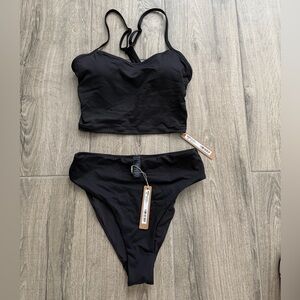 SKIMS Black Bikini Set